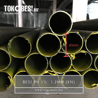 Gambar Besi pipa hitam 1½" 01.20mm (kn) dari Teguh tokobesi Kota Bandung 1 Tokopedia