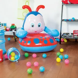 Sofa Angin Anak Lebah / Bee Blue Red Chair Bestway