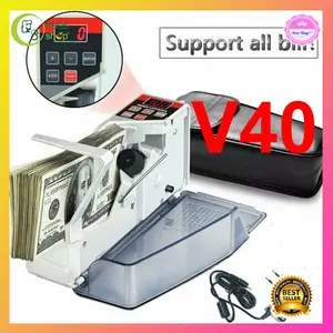 Terbaru V40 Mesin Penghitung Uang Mini Portabel Money Handy Counter V
