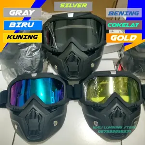 Kacamata google mask / google glasses / kacamata motor + masker
