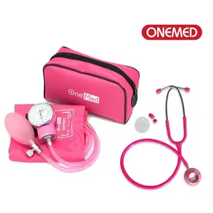 Paket Tensimeter Aneroid 200 + Stetoskop (set Pink)
