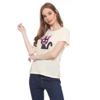 Gambar Habitat Girl - Black Cat T-Shirt - Kaos Katun Cream Sablon Rubber - Biru Muda dari Mal Golden Truly Store Kota Administrasi Jakarta Utara 4 Tokopedia