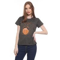 Gambar Habitat Girl - Nekobasu T-Shirt Grey -Kaos Katun Abu-abu Sablon Rubber dari Mal Golden Truly Store Kota Administrasi Jakarta Utara 1 Tokopedia
