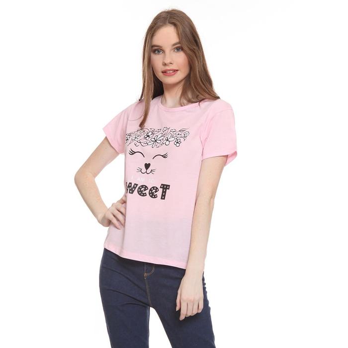 Gambar Habitat Girl - Danita I am so Sweet T-Shirt Pink - Kaos Katun 30s dari Mal Golden Truly Store Kota Administrasi Jakarta Utara Tokopedia