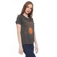 Gambar Habitat Girl - Nekobasu T-Shirt Grey -Kaos Katun Abu-abu Sablon Rubber dari Mal Golden Truly Store Kota Administrasi Jakarta Utara 2 Tokopedia