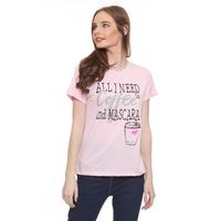 Gambar Habitat Girl - Dalanna All I need is Coffee T-Shirt - Kaos Katun Pink dari Mal Golden Truly Store Kota Administrasi Jakarta Utara 1 Tokopedia