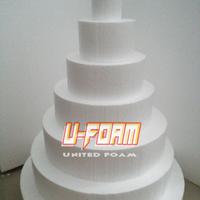 Gambar Styrofoam Dummy cake styrofoam uk. D20 cm x 25 cm dari United - foam Kota Tangerang Selatan 2 Tokopedia