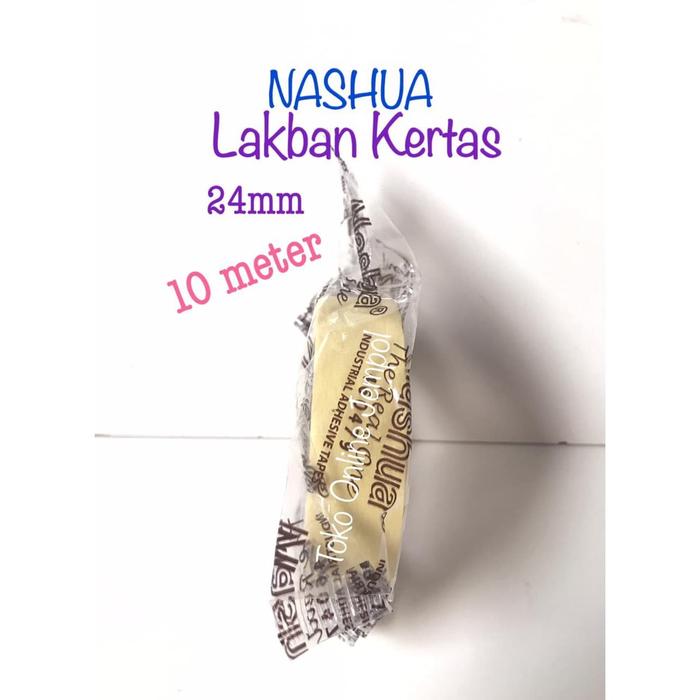 Gambar 24mm Lakban Kertas Masking Tape Paper Solatip Nashua 1 inch ATK0973NS dari Toko Online Jempol Kota Administrasi Jakarta Pusat Tokopedia