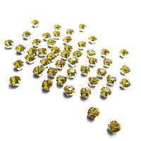 Gambar 144 PCS Torenda Rhodium Payet Jahit Montees (6 uk.) - Hijau (Citrine) - 16ss dari Torenda Kota Administrasi Jakarta Pusat 3 Tokopedia