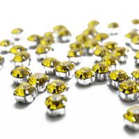 Gambar 144 PCS Torenda Rhodium Payet Jahit Montees (6 uk.) - Hijau (Citrine) - 16ss dari Torenda Kota Administrasi Jakarta Pusat 2 Tokopedia