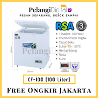 Gambar RSA Chest Freezer Box Garansi Resmi - 100 Liter - CF-100 dari Pelangi Digital Elektronik Kota Administrasi Jakarta Utara 1 Tokopedia