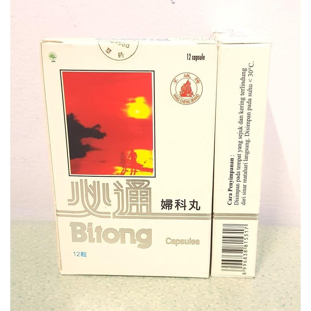 Bitong kapsul untuk melancarkan haid