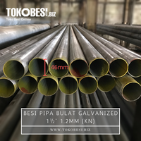 Gambar Besi Pipa Bulat Galvanized 1½" 1.2mm (kn) dari Teguh tokobesi Kota Bandung 1 Tokopedia