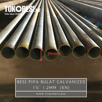 Gambar Besi Pipa Bulat Galvanized 1¼" 1.20mm (kn) dari Teguh tokobesi Kota Bandung 1 Tokopedia