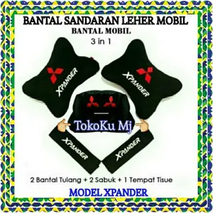 BANTAL SANDARAN LEHER MOBIL 3 in 1 - MODEL MITSUBISHI XPANDER