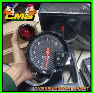 Murah! Tachometer 5 inch Universal. Tachometer RPM racing. Takometer r