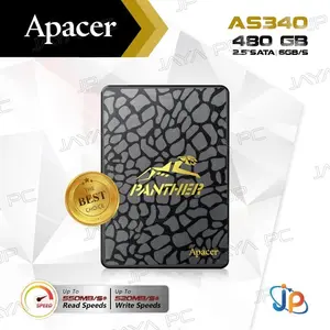 SSD Apacer Panther AS340 480GB SATA III - Apacer 480GB SATA 3