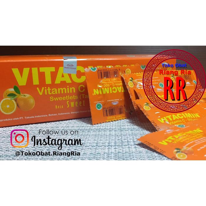 Gambar Vitacimin C 500mg 10 strip isi 20 tablet dari TO Riang Ria Kota Administrasi Jakarta Utara Tokopedia