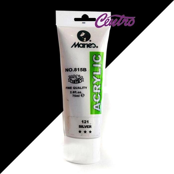 Gambar Maries Cat Acrylic Silver dan Gold 75 ML - SILVER dari CENTRO TRADING Kota Bandung Tokopedia