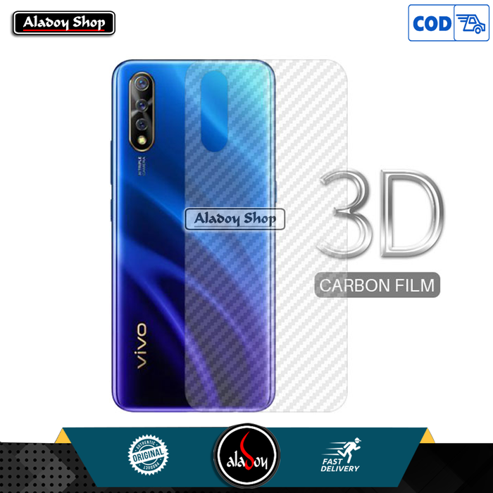 Gambar Garskin Carbon For Vivo S1 Premium Back Screen Protector Transparent dari Agora.official Kota Administrasi Jakarta Barat Tokopedia