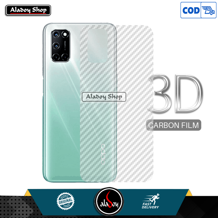 Gambar Garskin Carbon For Oppo A92 2020 Premium Back Screen Protector Transparent dari Agora.official Kota Administrasi Jakarta Barat Tokopedia