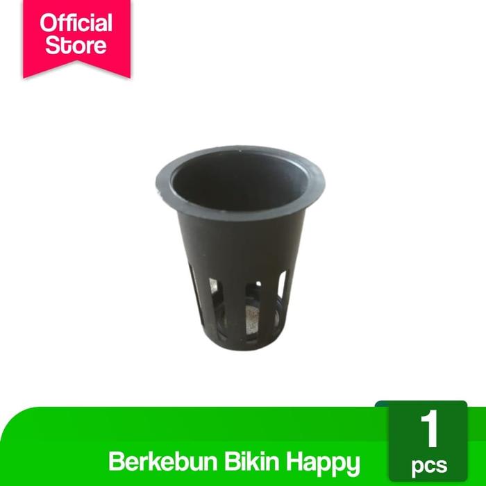 Gambar Netpot 7cm hitam hidroponik dari Potme Farm Kota Denpasar Tokopedia