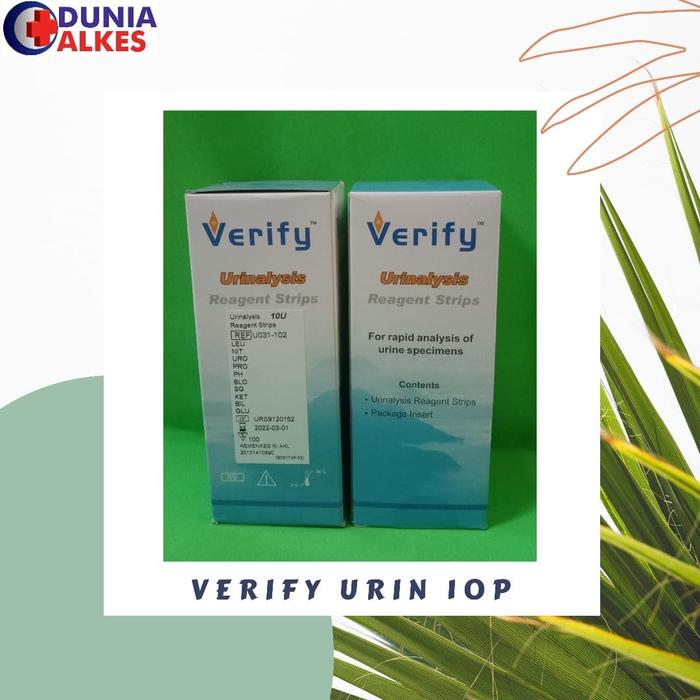 Jual VERIFY URIN 10P / TEST STRIP URINE10 PARAMETER - 10P - Kota ...