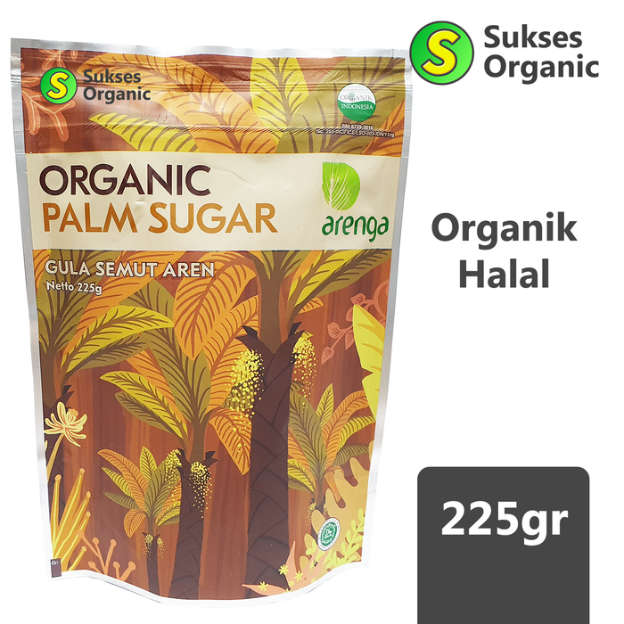 Gambar Organic Palm Sugar/Gula Semut Aren | Arenga | 225gr dari Sukses Organic Kota Tangerang Selatan Tokopedia