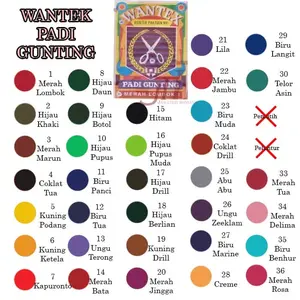 Wantex / Wanter / Sumbo Pakaian / Pewarna Pakaian