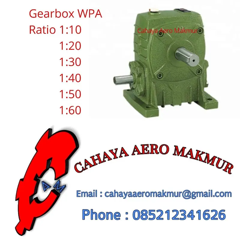 GEAR BOX WPA SIZE 080 RATIO 10-60 INPUT AS 22MM OUTPUT AS 32MM 0