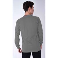 Gambar Houseofcuff Kaos Lengan Panjang Polos Cotton Combed Katun Abu tua - abu tua, S dari House of Cuff Kota Administrasi Jakarta Barat 3 Tokopedia