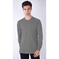 Gambar Houseofcuff Kaos Lengan Panjang Polos Cotton Combed Katun Abu tua - abu tua, S dari House of Cuff Kota Administrasi Jakarta Barat 1 Tokopedia