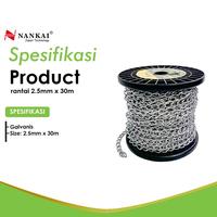 Gambar Nankai Rantai Besi 2.5mm x 30m dari Nankai Tools Kab. Tangerang 3 Tokopedia