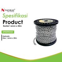 Gambar Nankai Rantai Besi 1.6mm x 30m dari Nankai Tools Kab. Tangerang 3 Tokopedia
