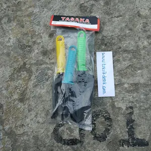 Alat Kebun Set Tasaka Sekop Garpu Garukan Besi Gagang PVC 3 Pics Depok