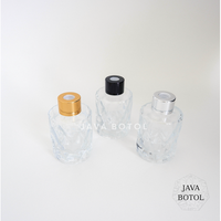 Gambar Botol Reed Diffuser Clear CRYSTAL Cut / KRISTAL - 50 mL - Tutup BLACK dari Java Botol Kota Surabaya 2 Tokopedia