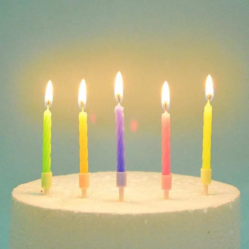 Lilin ulang tahun ulir isi 10pcs 1