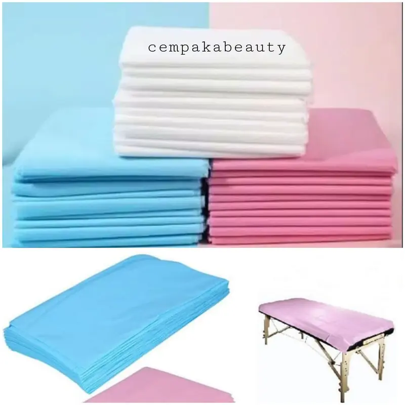 bed sheet ukuran 80cm x 180cm - 1 pack isi @10 lembar 0