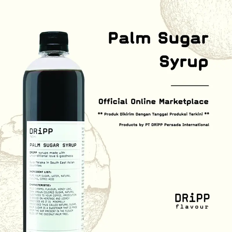 DRiPP Palm Sugar Syrup 1