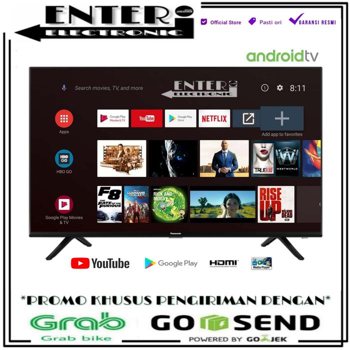 Gambar PANASONIC TH 43NS500G - SMART TV LED 43 INCH ANDROID TV TH 43NS500 TH 43NS500G (NEW TYPE) dari Enter Electronic Kota Tangerang Selatan Tokopedia