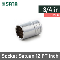 Gambar SOCKET SATUAN 1/2 INCH 3/4 in 13508 12pt SATA TOOLS dari SATA OS Kota Administrasi Jakarta Utara 2 Tokopedia