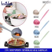Gambar Soup Spoon Utensil Centong Sendok Sop Sendok Kuah Sup - Beige dari Brainbox Car and Home Kota Batam 3 Tokopedia
