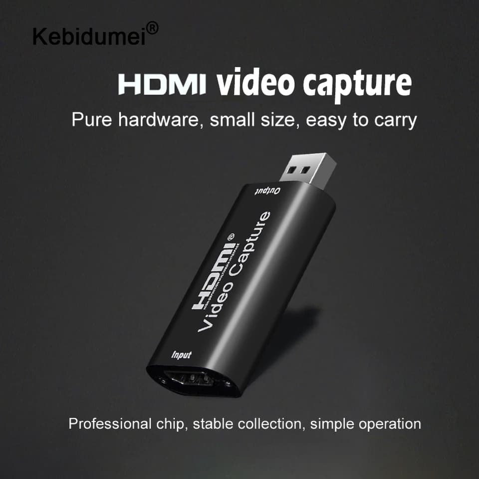 Mini 4K 1080P HDMI To USB 2.0 Video Capture Card Game Recording