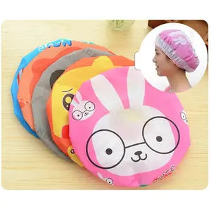 Topi Mandi Lucu Karakter kartun / shower cap Penutup Kepala