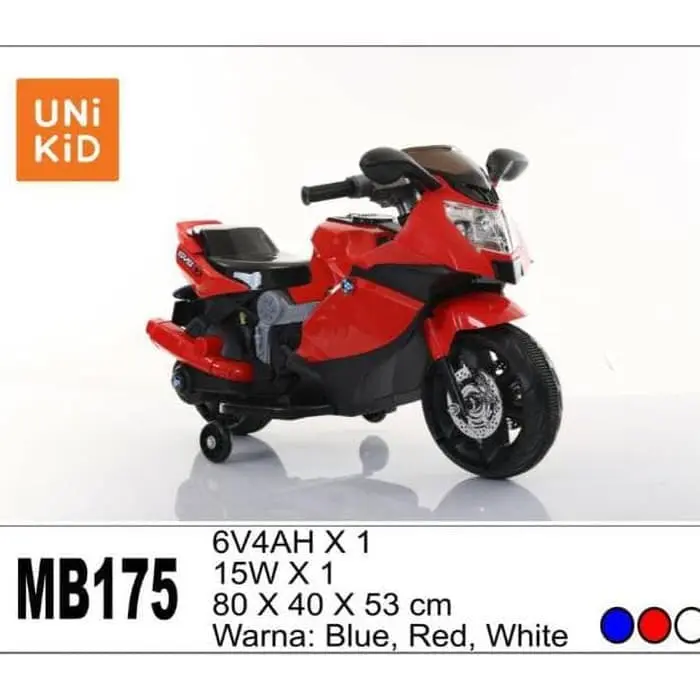 mainan UNIKID MOTOR AKI 175 " MB-175R