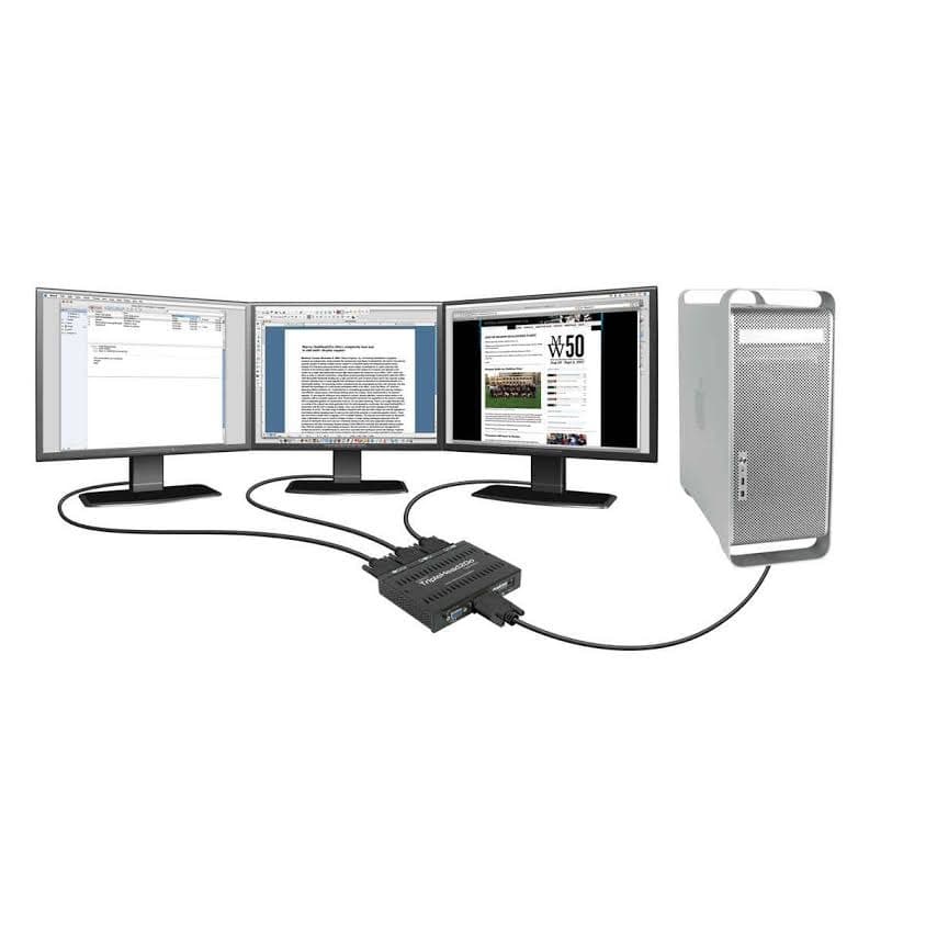 VGA Multi Display/Splitter 1x3/Extend Display Menampilkn Layar Berbeda