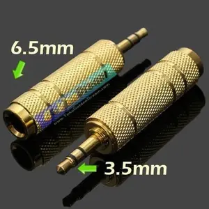 CONVERTER AUDIO JACK 6.5 KE 3.5 MIC MIKROFON CONECTOR KONEKTOR 3,5 6,5