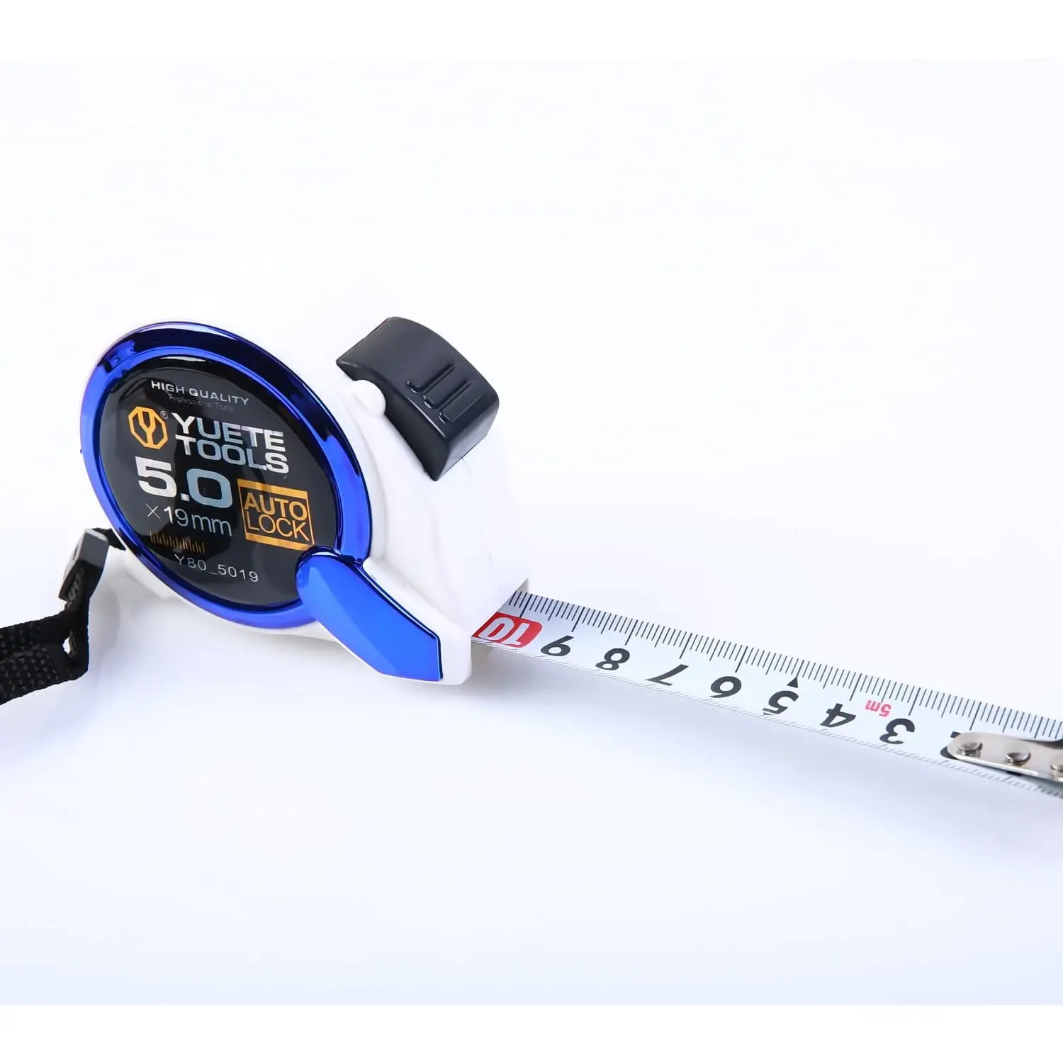 Meteran Yuete 5 M Auto Lock Best Quality Biru
