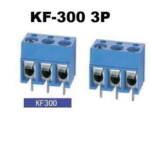 Gambar Terminal Block 3P (3 pin) warna biru (KF-301) dari Audio Parts Kota Bandung Tokopedia