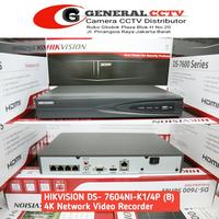Gambar NVR HIKVISION 4 CHANNEL PoE 7604NI-K1/4P 4K NVR Original Garansi 2THN dari General CCTV Kota Administrasi Jakarta Barat 1 Tokopedia